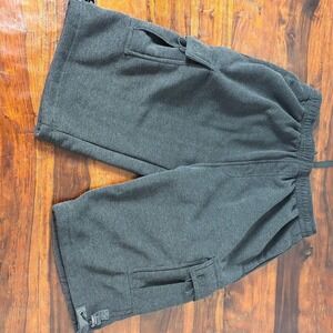 21 Pro USA Mens Cargo Sweat Shorts Dark Grey Athletic Sportswear Size XL